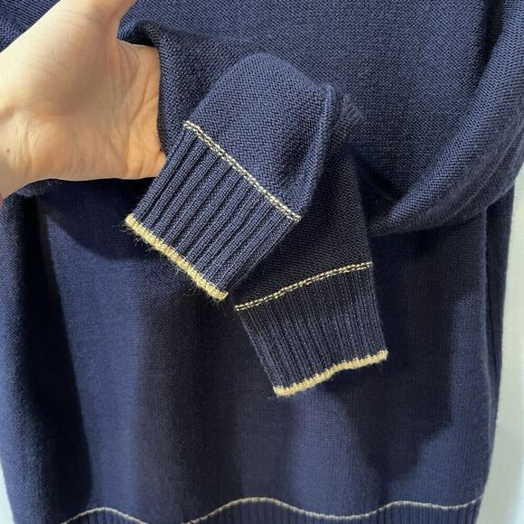 April Cornell Cardigan Sweater Women XS Cottage Embroidered Wool Blend Cute - Picture 8 of 12